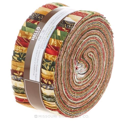 jelly roll metallic christmas fabric